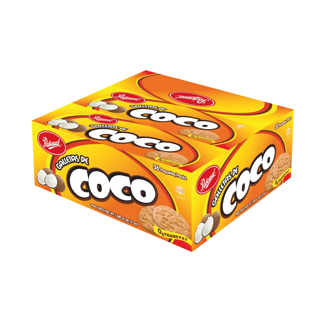 Galletas coco caja