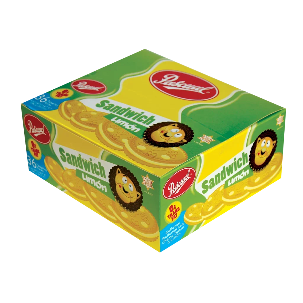 Caja sandwich limón Pascual