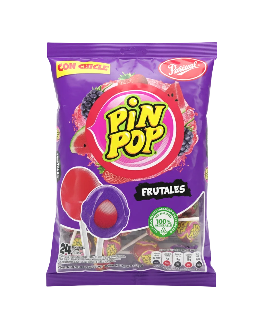 Pin pop frutales