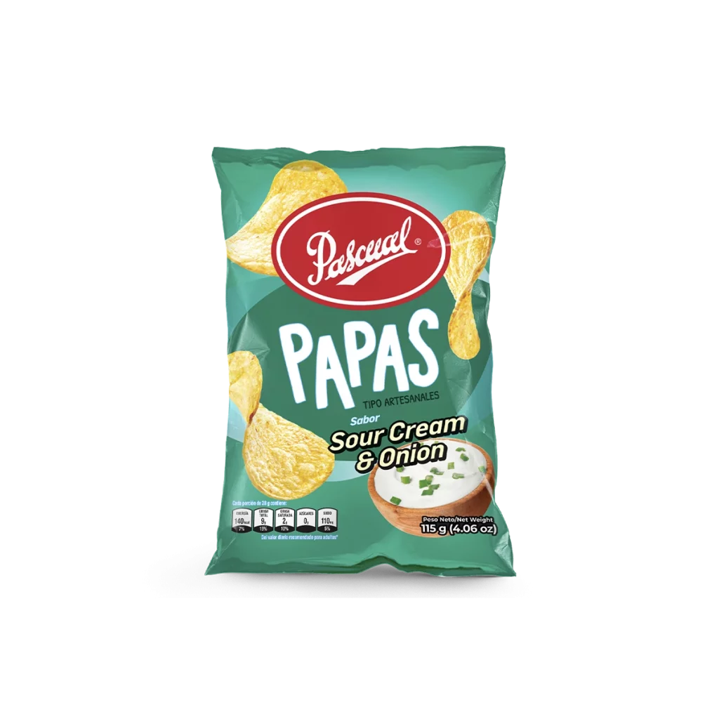 Papas pascual Sour cream