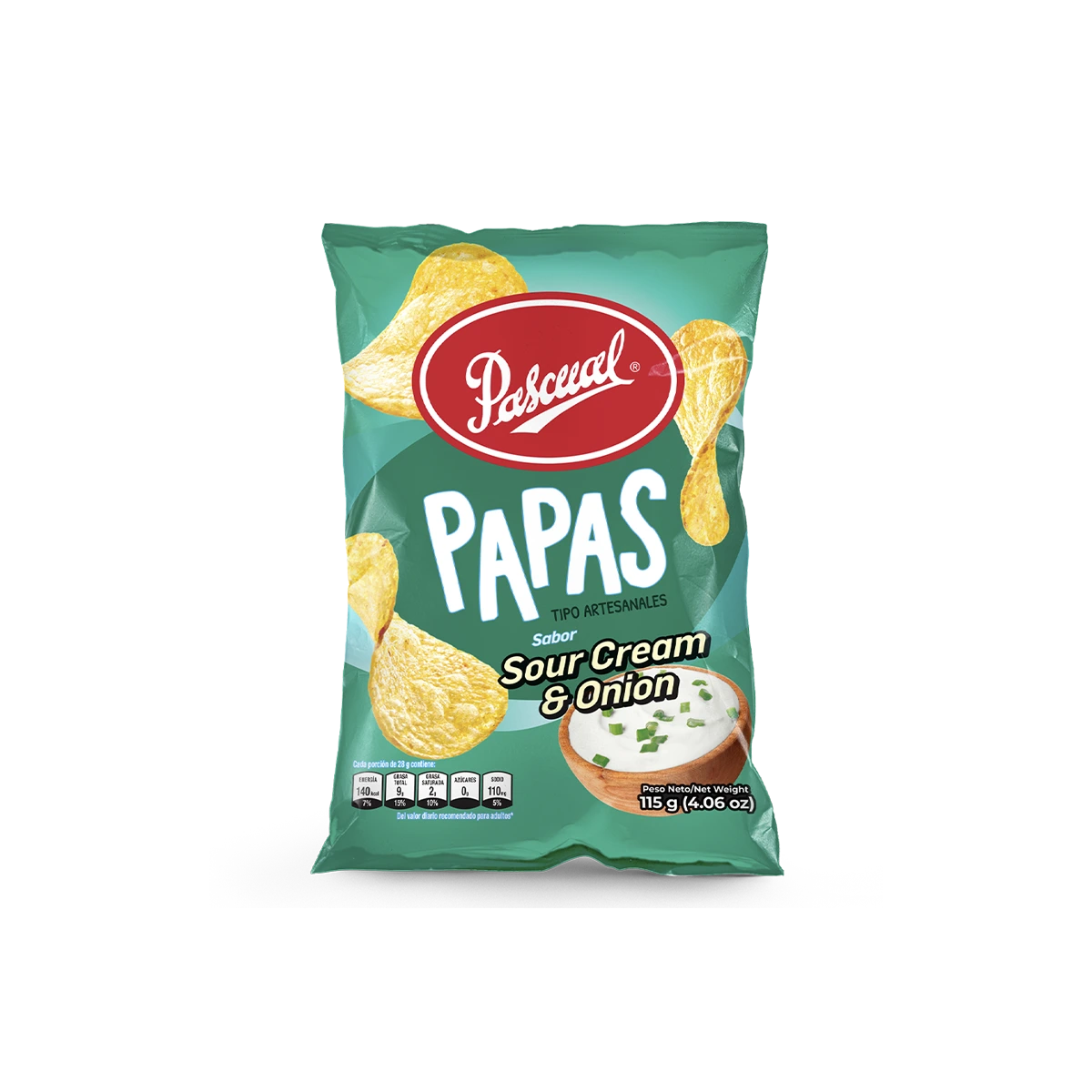 Papas pascual Sour cream